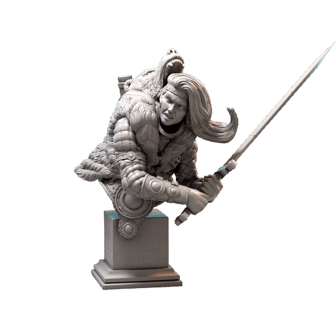 Rhal Bearslayer (Human Barbarian)